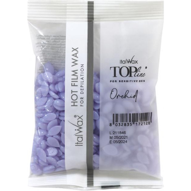 ItalWax Плівковий віск для депіляції  Top Formula Орхідея в гранулах 100 г (8032835187283) - зображення 1