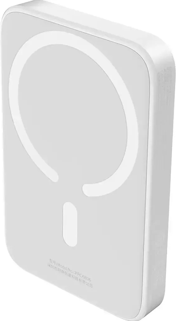 Baseus Magnetic Bracket Mini Fast Charge Power Bank 6000mAh 20W White (P10059002223-00) - зображення 1