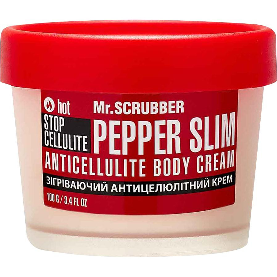 Mr. Scrubber Зігрівальний антицелюлітний крем для тіла  Stop Cellulite Pepper Slim 100 мл (4820200232157) - зображення 1