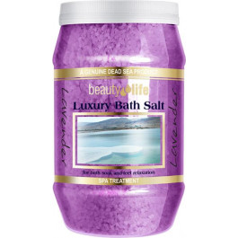 Aroma Dead Sea Сіль Мертвого моря для ванни  Luxury Bath Salt Лаванда 1300 г (7290006794604)
