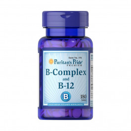 Puritan's Pride Vitamin B-Complex And Vitamin B-12 180 Tablets