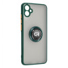 ArmorStandart Frosted Matte Ring Samsung A04e (A042) Dark Green (ARM68347) - зображення 1