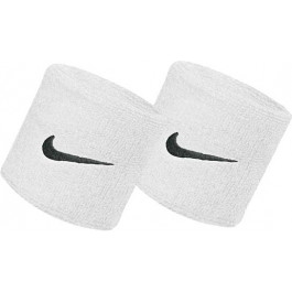 Nike Напульсник  Swoosh Wristbands White (845840057971)