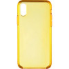 ArmorStandart Clear Case для iPhone XS / X Yellow (ARM54935) - зображення 1