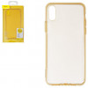 Baseus Simplicity Series dust-free for iPhoine XS Transparent Gold (ARAPIPH58-A0V) - зображення 1