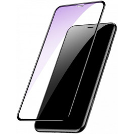 Baseus All-screen Arc-surface Tempered Glass Film 0.2mm for iPhone XS Max Black (SGAPIPH65-HE01)