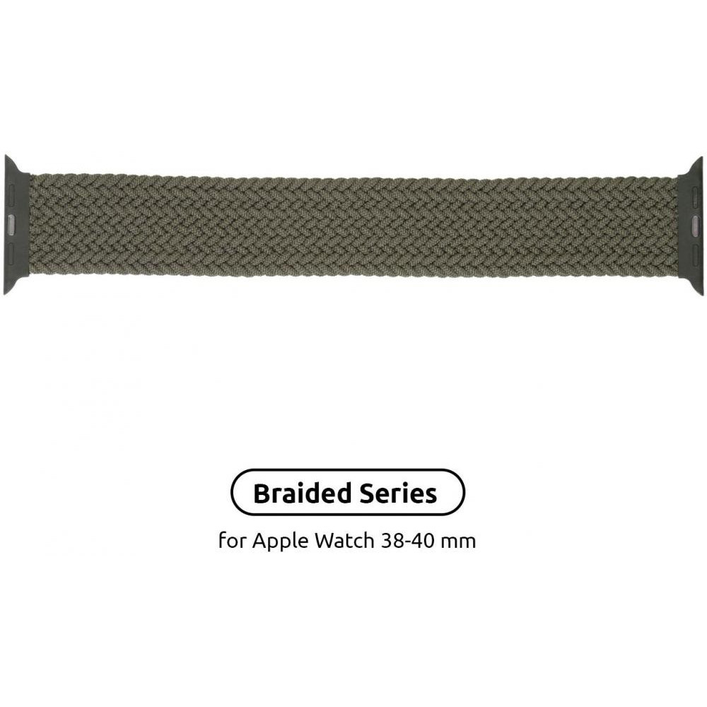 ArmorStandart Ремінець  Braided Solo Loop для Apple Watch 38mm/40mm Inverness Green Size 6 (144 mm) (ARM58065) - зображення 1