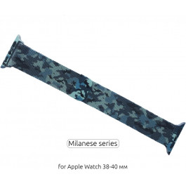 ArmorStandart Браслет металлический  Milanese Loop для Apple Watch 38mm 40mm Military Blue (ARM52953) ARM52953