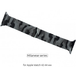 ArmorStandart Браслет металлический  Milanese Loop для Apple Watch 38mm 40mm Military Light Grey (ARM ARM52907