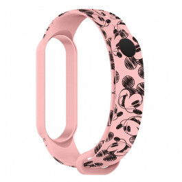   ArmorStandart Ремінець  Cartoon для Xiaomi Mi Band 6/5 Mickey Pink (ARM59255)