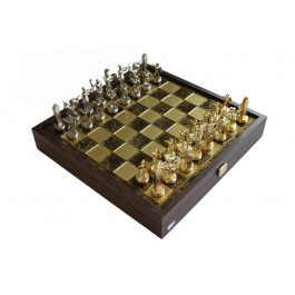Manopoulos Шахматы 'Троянская война' в деревянном футляре (коричневые) (SK4BRO)
