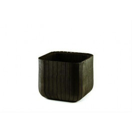 Keter Горшок для растений Cube Planter L коричневый (7290106927919)