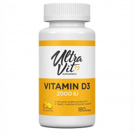 VPLab Vitamin D3 2000 IU 180 м'яких капсул