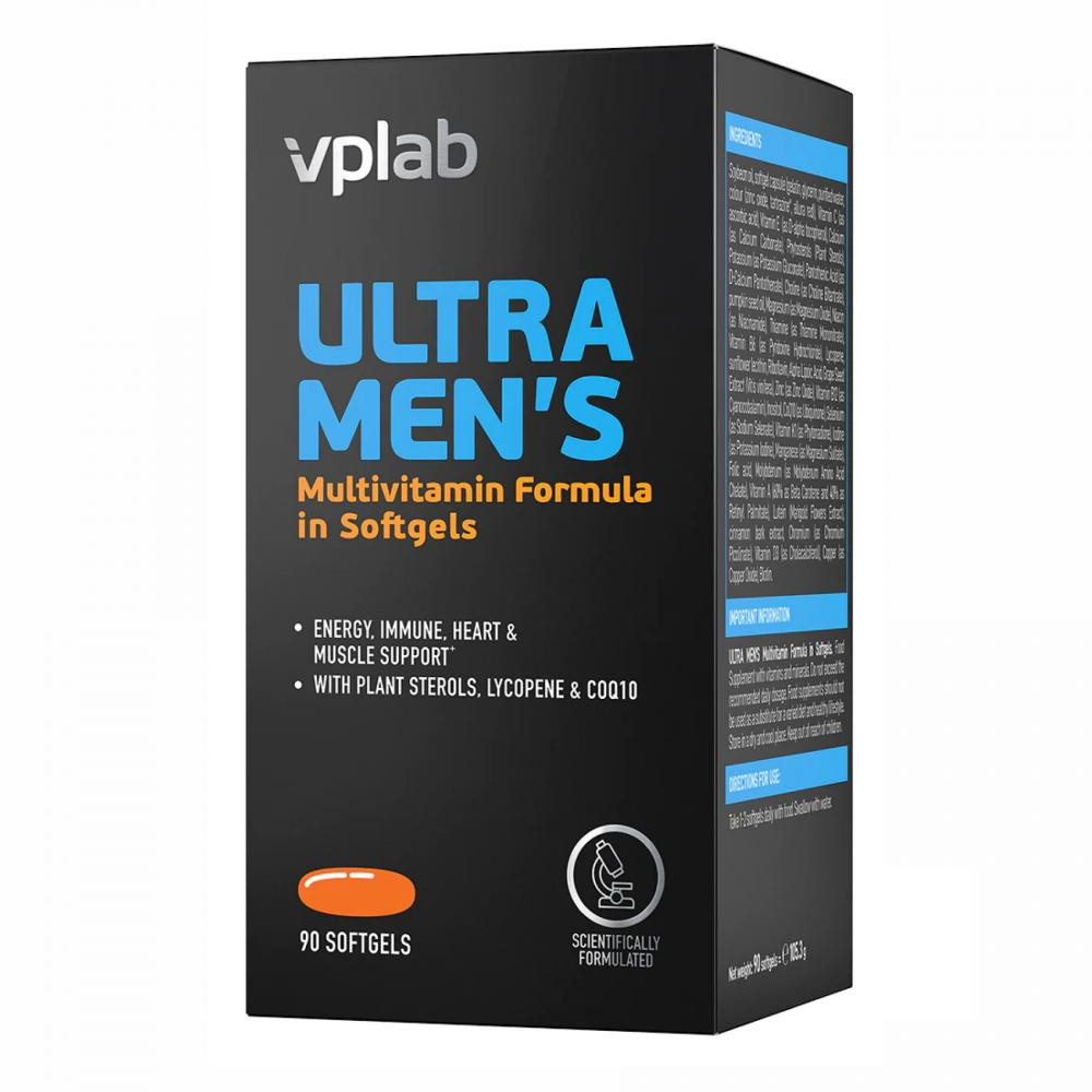 VPLab Ultra Men's Multivitamin 90 м'яких капсул - зображення 1