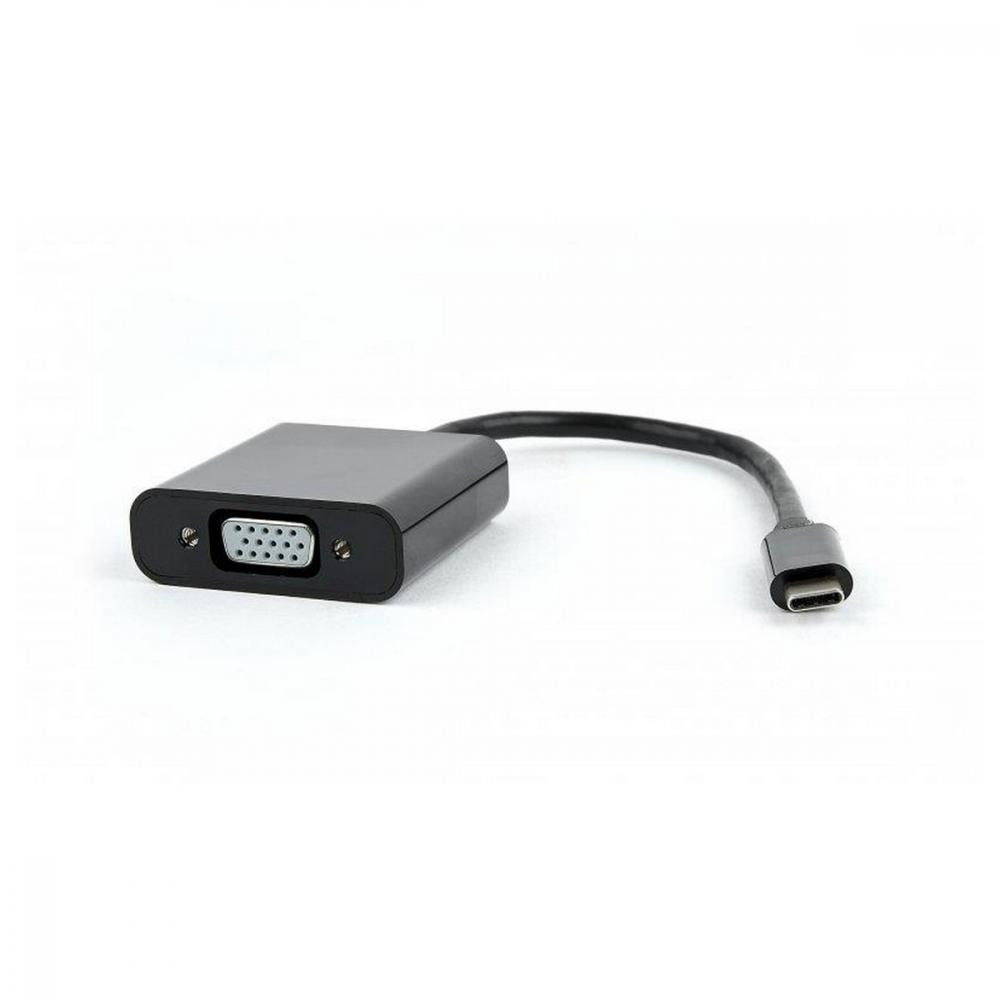 Cablexpert USB-C - VGA Black (AB-CM-VGAF-01) - зображення 1
