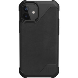 URBAN ARMOR GEAR iPhone 12 Mini Metropolis LT Leather Black (11234O118340)