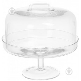Wrzesniak Glassworks Блюдо на ніжці Funny з куполом 24 см 14-3498A