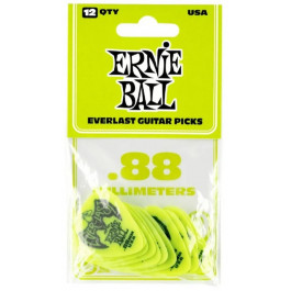 Ernie Ball 9191 Green Everlast Guitar Player's Pack 0.88 mm (12 шт.)