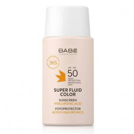 BABE Laboratorios Солнцезащитный супер флюид ВВ с тонирующим эффектом  SPF 50 для всех типов кожи 50 мл (8436571631114