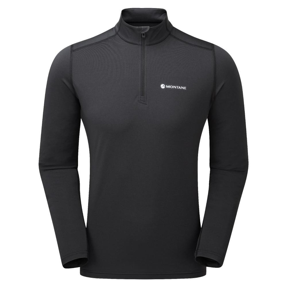 Montane Термокофта  Dart Thermo Zip Neck Black (MDTZNBLAB12) S - зображення 1