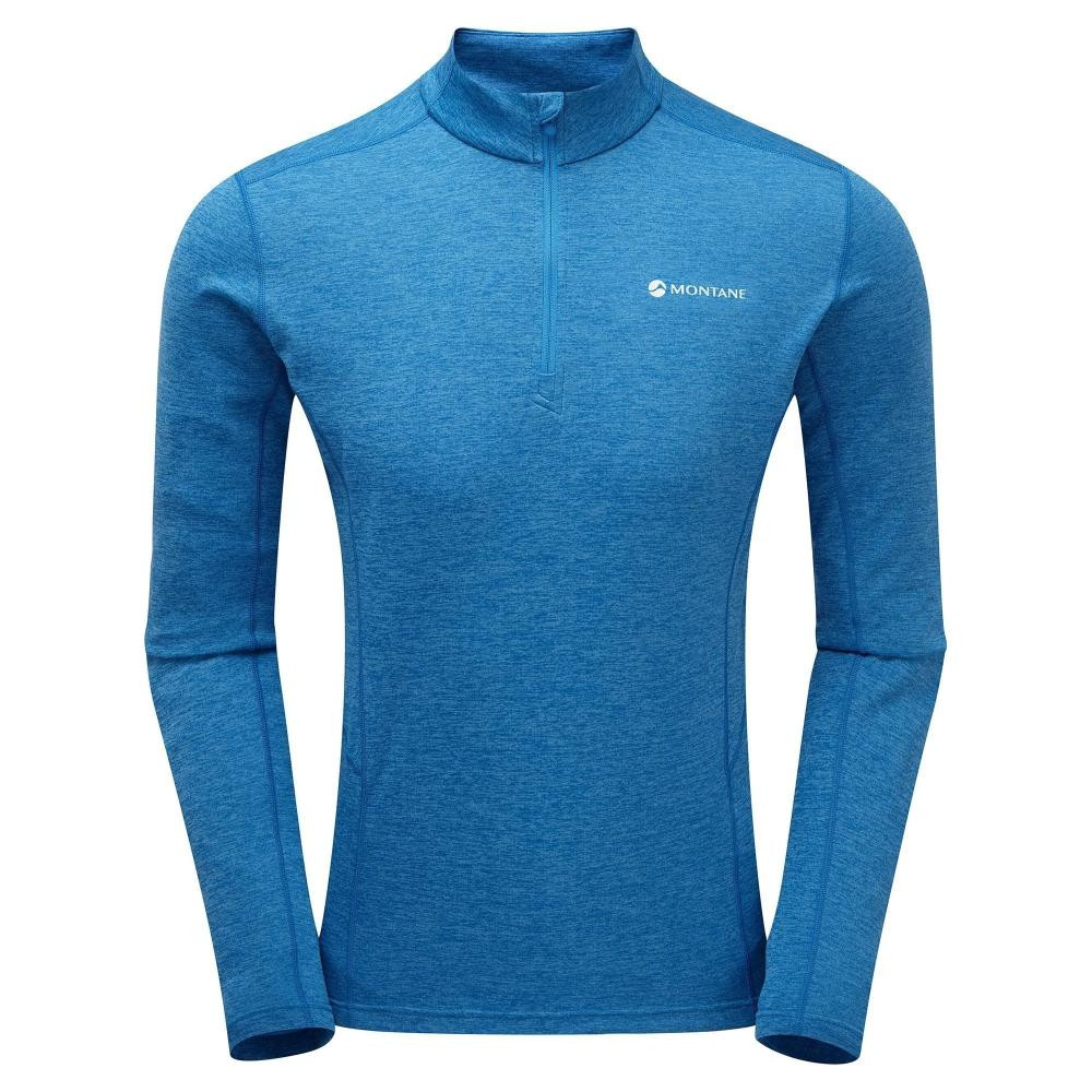 Montane Термокофта  Dart Zip Neck Electric Blue (MDRZNELEM12) розмір M - зображення 1