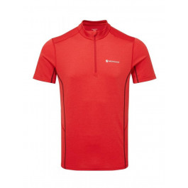   Montane Футболка  Dart Zip T-Shirt Alpine Red (MDZTSALPZ11) XXL