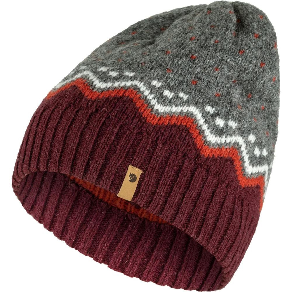 Fjallraven Шапка  Ovik Knit Hat Dark Garnet (78128.356) - зображення 1