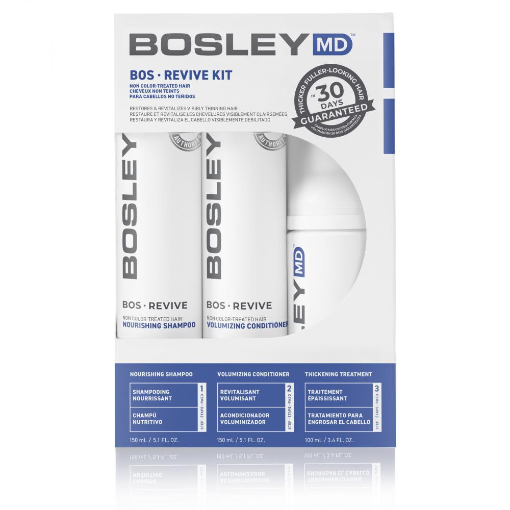 Bosley MD Набір для відновлення стоншеного нефарбованого волосся  Bos Revive Kit Non Color-Treated Hair - зображення 1