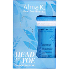 Alma K Набір  Head to Toe Essentials Kits Крем для душу 100 мл + Лосьйон для тіла 100 мл + Шампунь 100 мл +