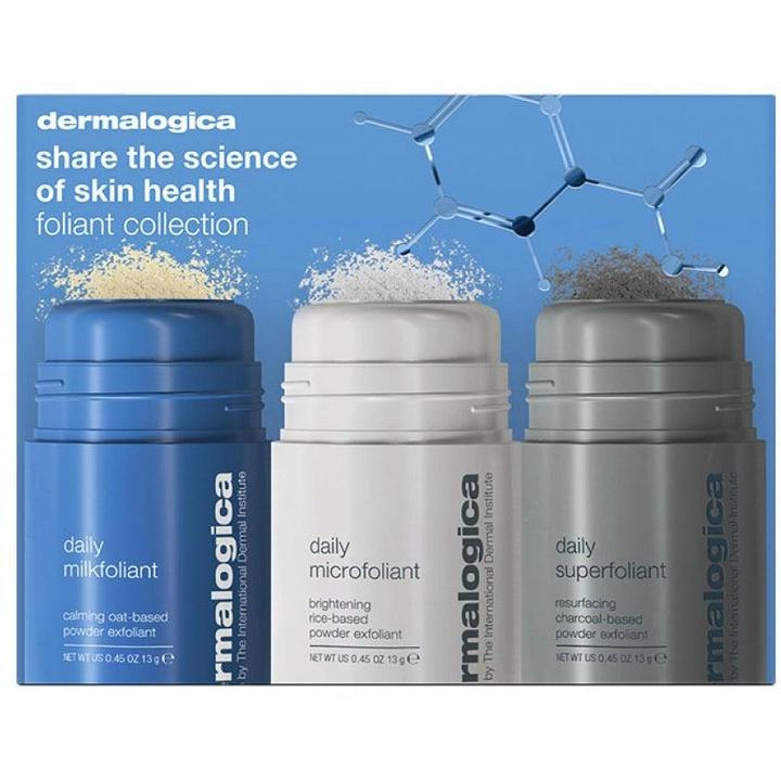 Dermalogica Набір Тріо Ексфоліантів  Foliant Collection Daily Milkfoliant 13 г + Daily Microfoliant 13 г + Daily - зображення 1