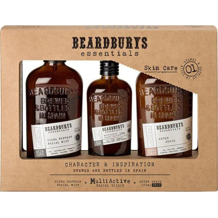 Beardburys Набір для догляду за обличчям і бородою  Essentials 3 шт (8431332128094) - зображення 1