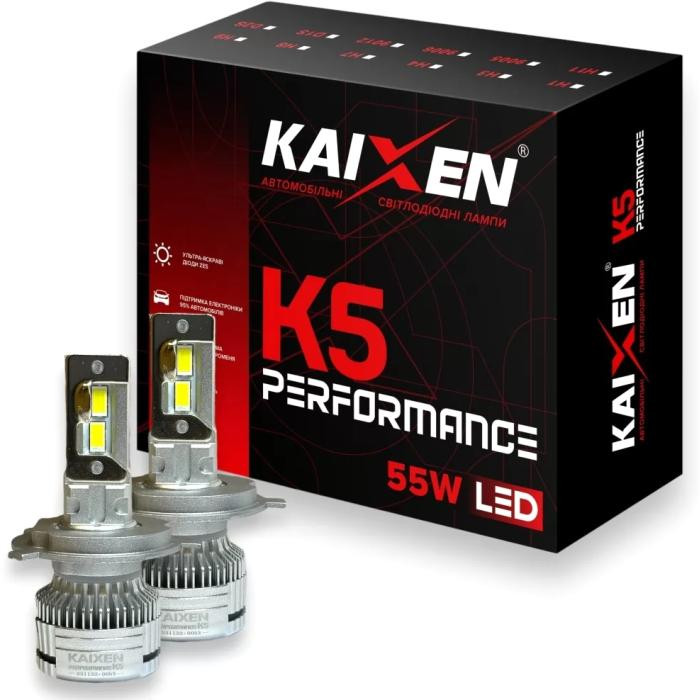 Kaixen K5 H4 6000K 55W - зображення 1