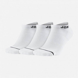 Nike Набір шкарпеток  U Jordan Everyday Max NS 3PR 46-50 3 пари Білий (659658604339)