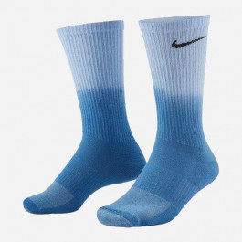 Nike Набір шкарпеток  U NK Everyday Plus Cush Crew DH6096-903 38-42 2 пари Синій/Блакитний (195244784547)