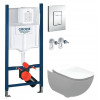 GROHE Rapid SL 38772001+Roca Gap Clean Rim A34H139000 - зображення 1