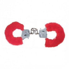 Toy Joy Наручники Furry Fun Cuffs, красный (TOY9504)