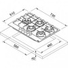 Franke FHMA 755 4G DCL GF C 106.0554.412 - зображення 2