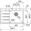 Franke Centro CNG 611-78 TL 114.0630.468 - зображення 2