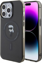 CG Mobile Karl Lagerfeld IML Ikonik MagSafe для iPhone 15 Pro Max Black (KLHMP14SHFCKNOK)