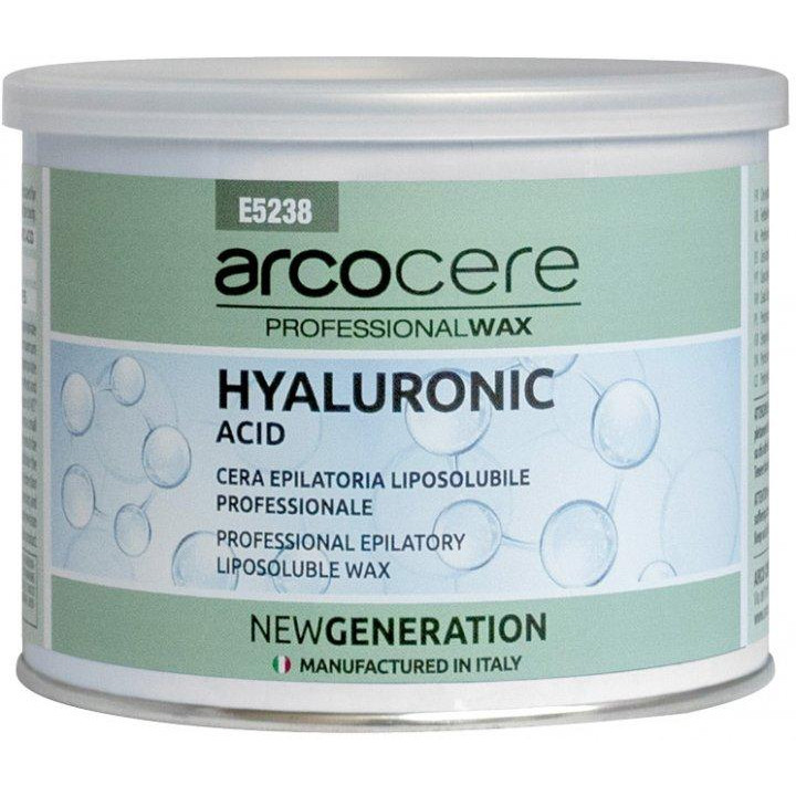 Arcocere Віск у банку для депіляції  New Generation Hyaluronic acid 400 мл (8024908052383) - зображення 1