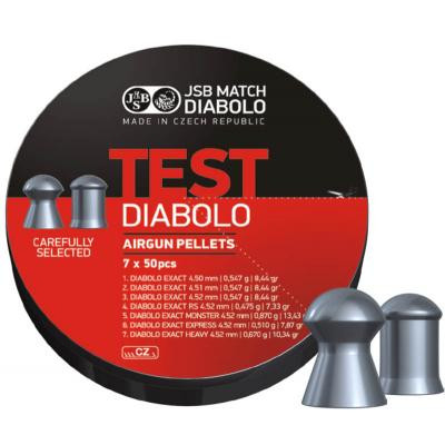 JSB Diabolo Test Exact 4.5 мм, 350 шт. - зображення 1