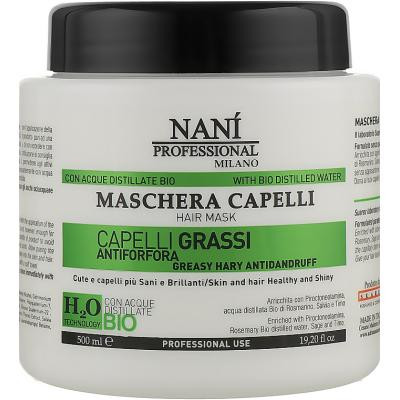 Nani Professional Milano Маска  Против перхоти для жирных волос 500 мл (8034055534182) - зображення 1