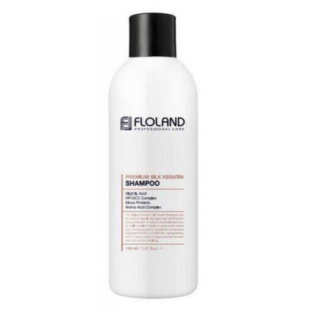 Floland Шампунь для волосся  Premium Silk Keratin Shampoo з кератином 150 мл (8809708710271) - зображення 1