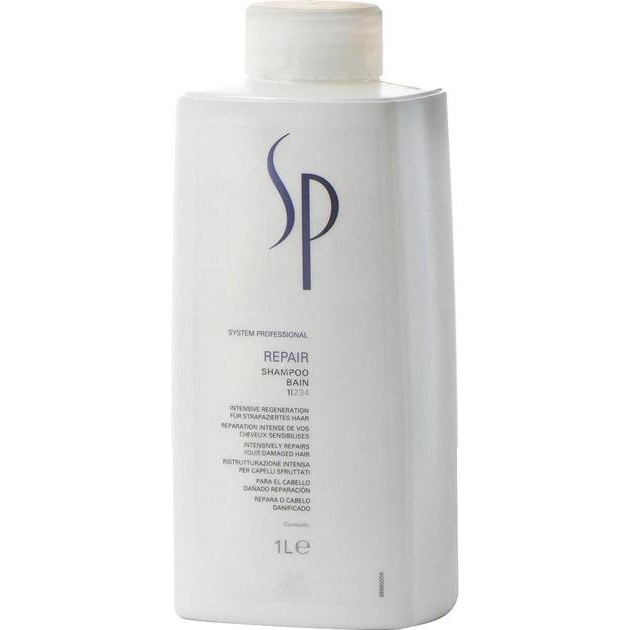 Wella Відновлювальний шампунь  Sp System Professional Repair Shampoo для пошкодженного волосся, 1 л - зображення 1