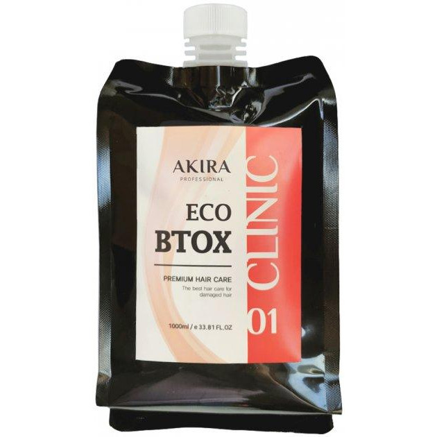 Akira Засіб для відновлення волосся  Eco Btox Hair Clinic 01 1000 мл (8809631821594) - зображення 1