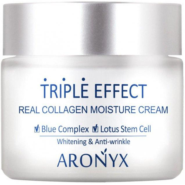 Medi Flower Антивіковий крем для обличчя  Aronyx Triple Effect Real Collagen Moisture Cream з колагеном 50 мл (8 - зображення 1