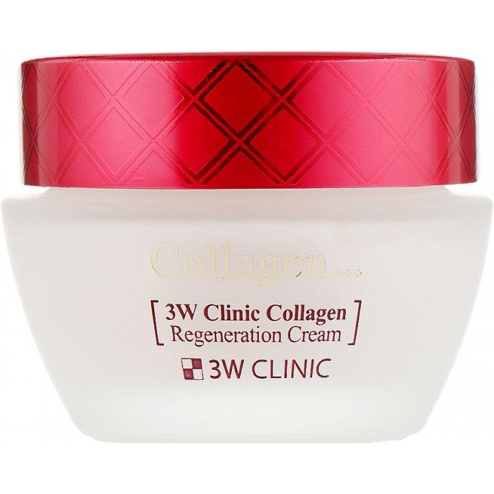 3W CLINIC Регенеруючий крем для обличчя  Collagen Regeneration Cream з колагеном 60 мл (8809305082740) - зображення 1