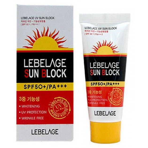 Lebelage Сонцезахисний крем  UV Sun Block SPF 50+ 30 мл (8809317110127) - зображення 1