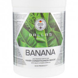 Dalas Маска для волосся  Banana 2 в 1 для зміцнення волосся з екстрактом банана 1000 мл (4260637723185)