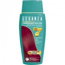 Leganza Тонирующий бальзам для волос  60 Красный рубин 150 мл (3800010505819)